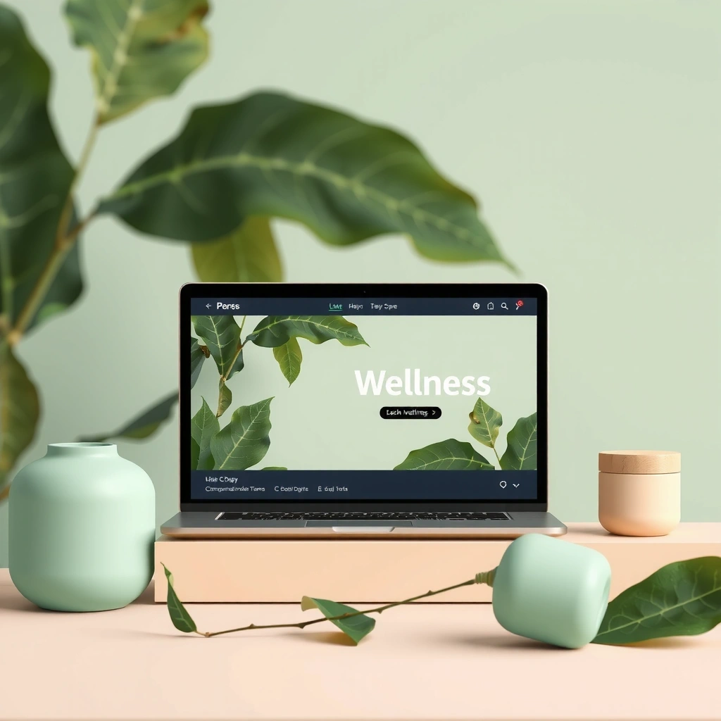 Wellness technology representing personalized online shopping experience